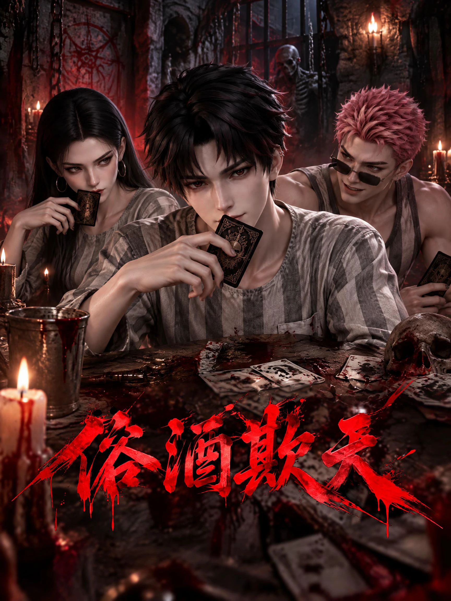 俗酒欺天 AI 短剧海报